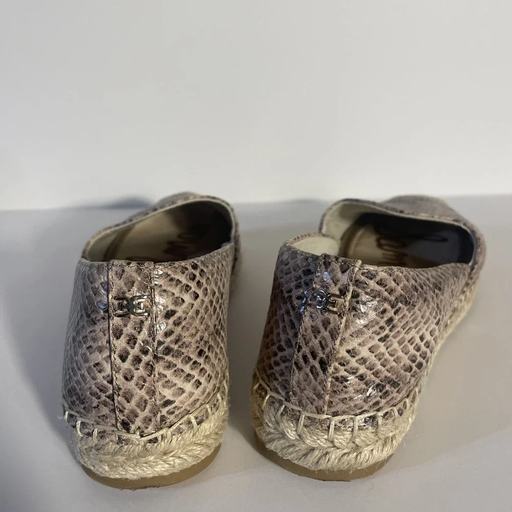 Sam Edelman Kesia Espadrille Flats Womens 7M Leather Upper 1